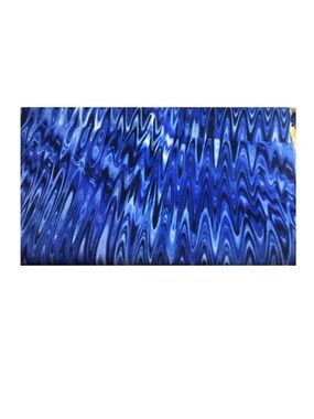 Monochromatic Blues IKat Pattern Cotton Fabric